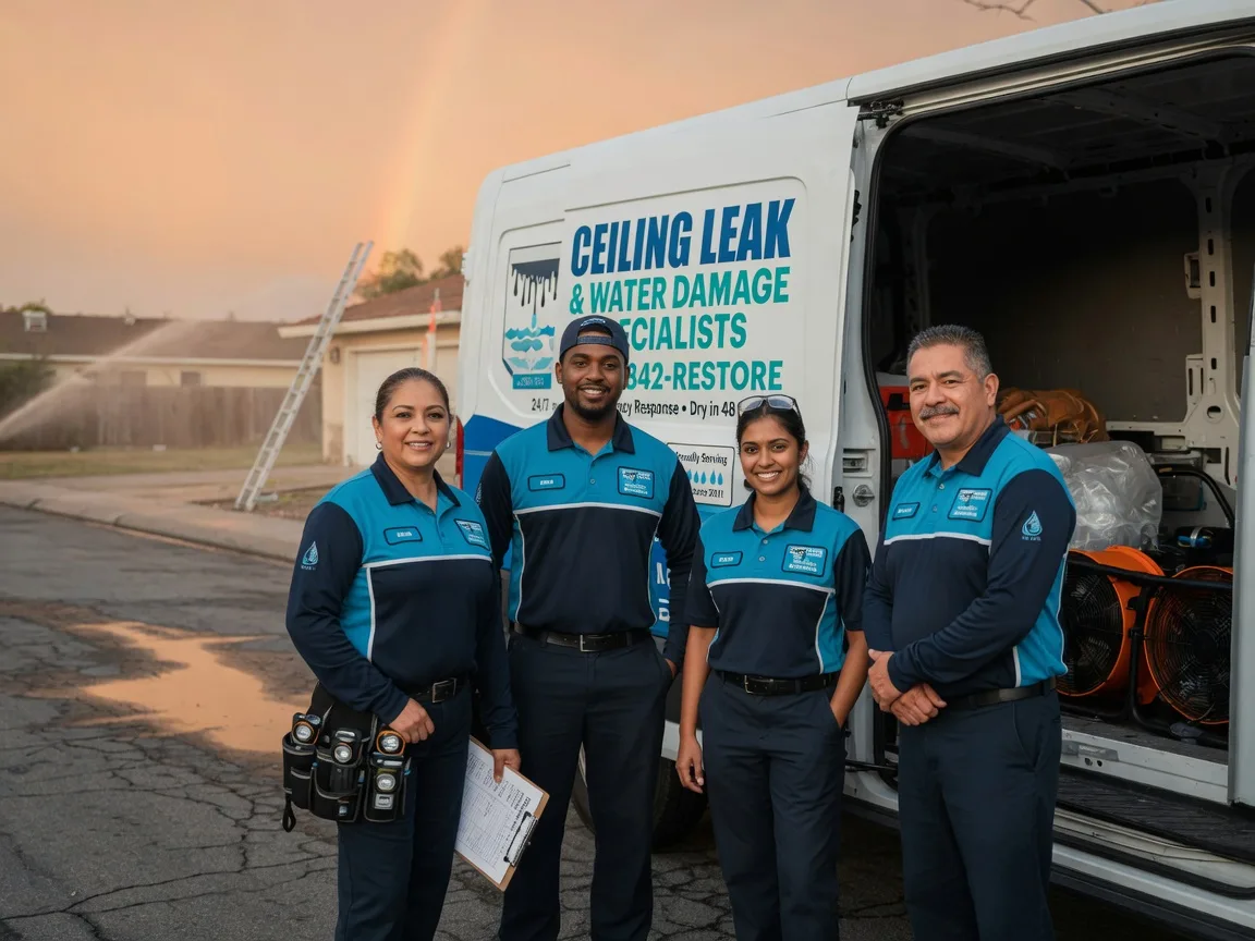 Ceiling Leak Cleanup company in Ernest, PA