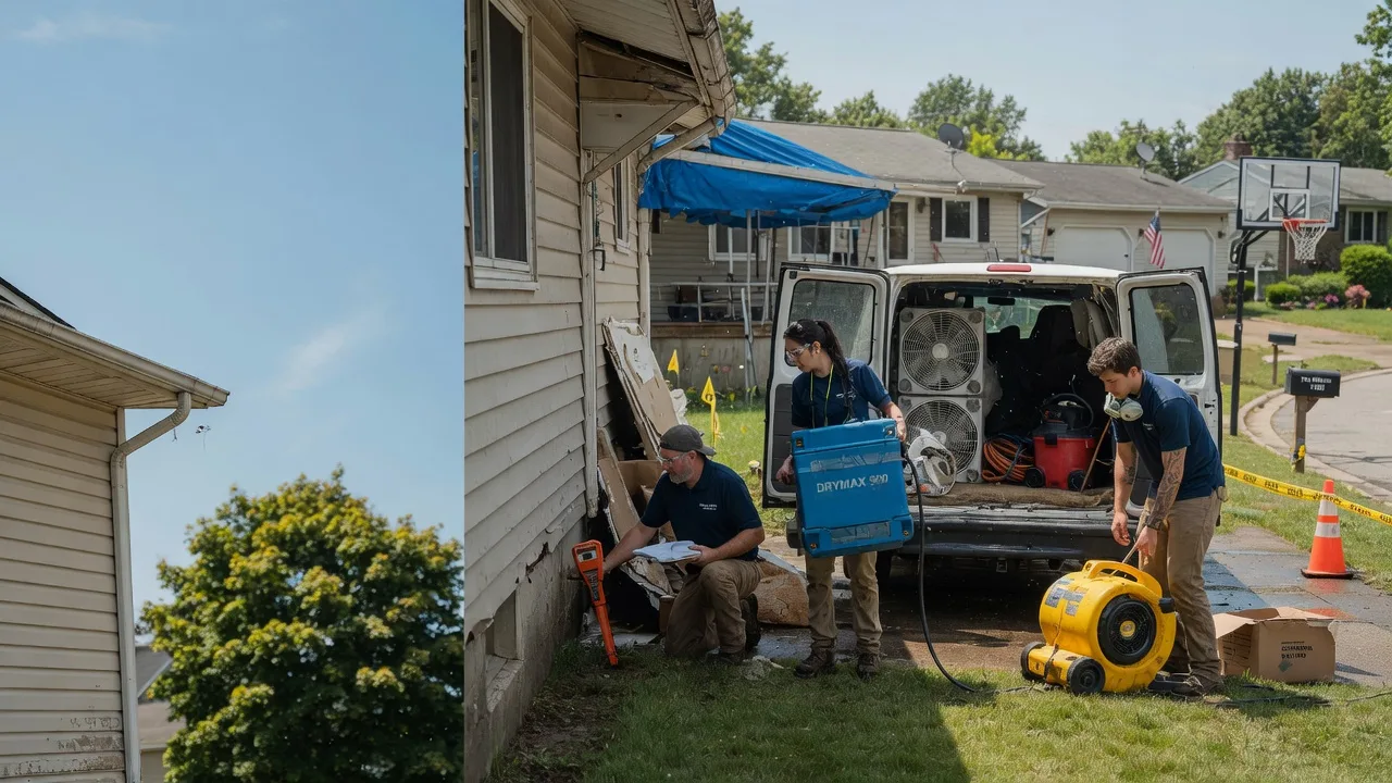 Ceiling Leak Cleanup in Ernest, PA near me