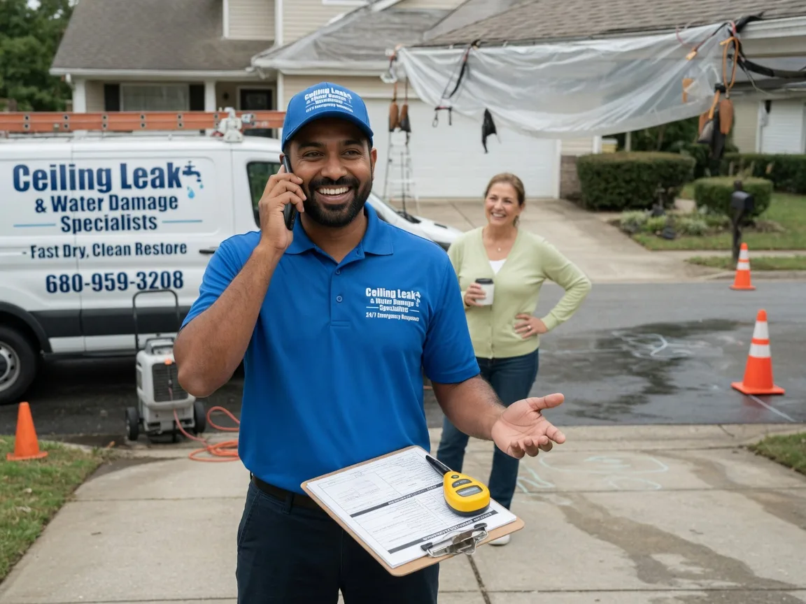 Ceiling Leak Cleanup Ernest, PA FAQs